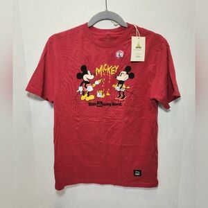 Disney VANS - KIDS Red Paint T-Shirt - WDW 50th Anniversary - Size L - NWT